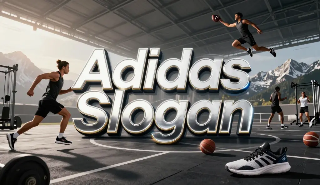 adidas slogan